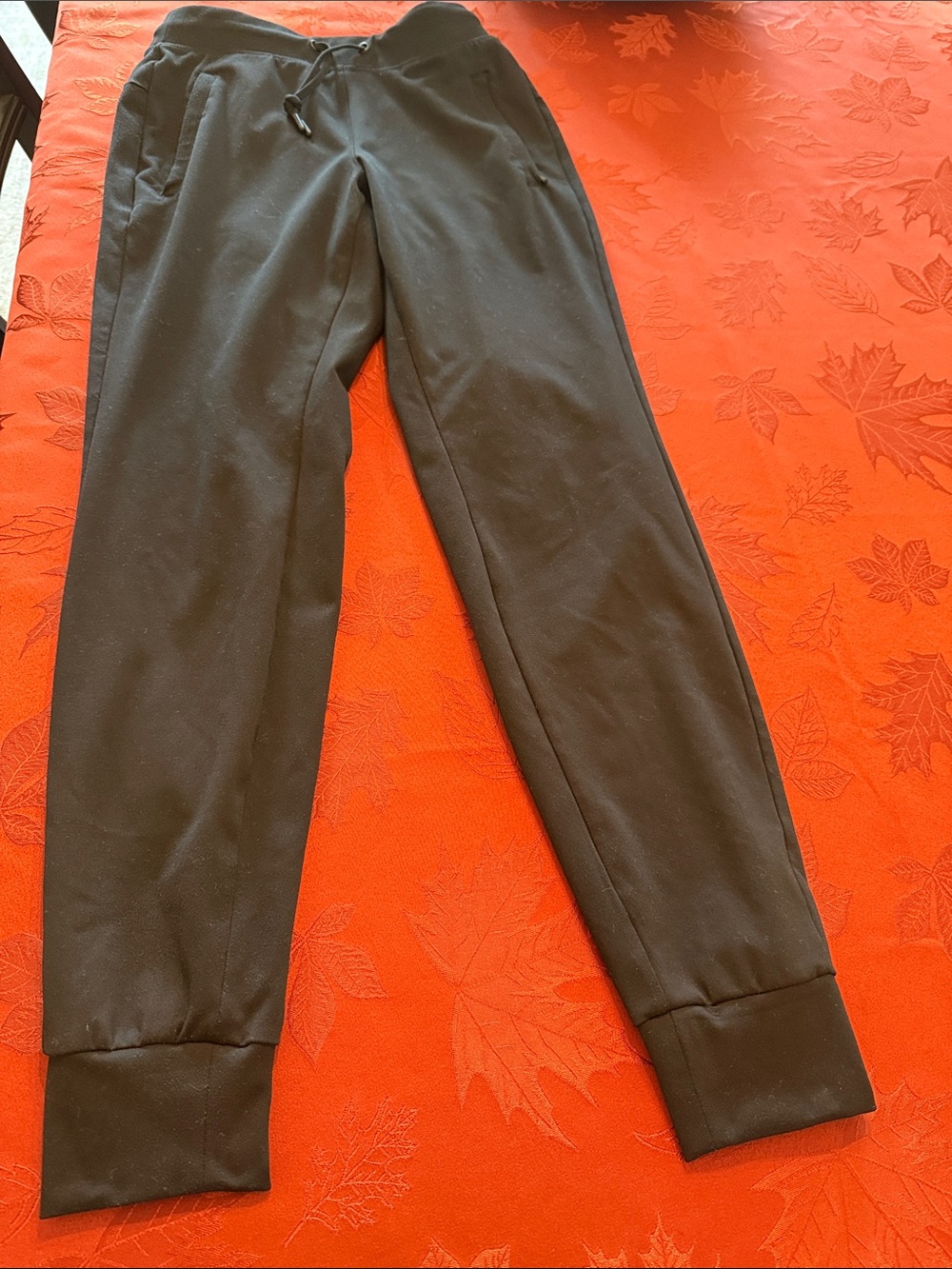 Women’s Black Stretch Drawstring Jogger Pants